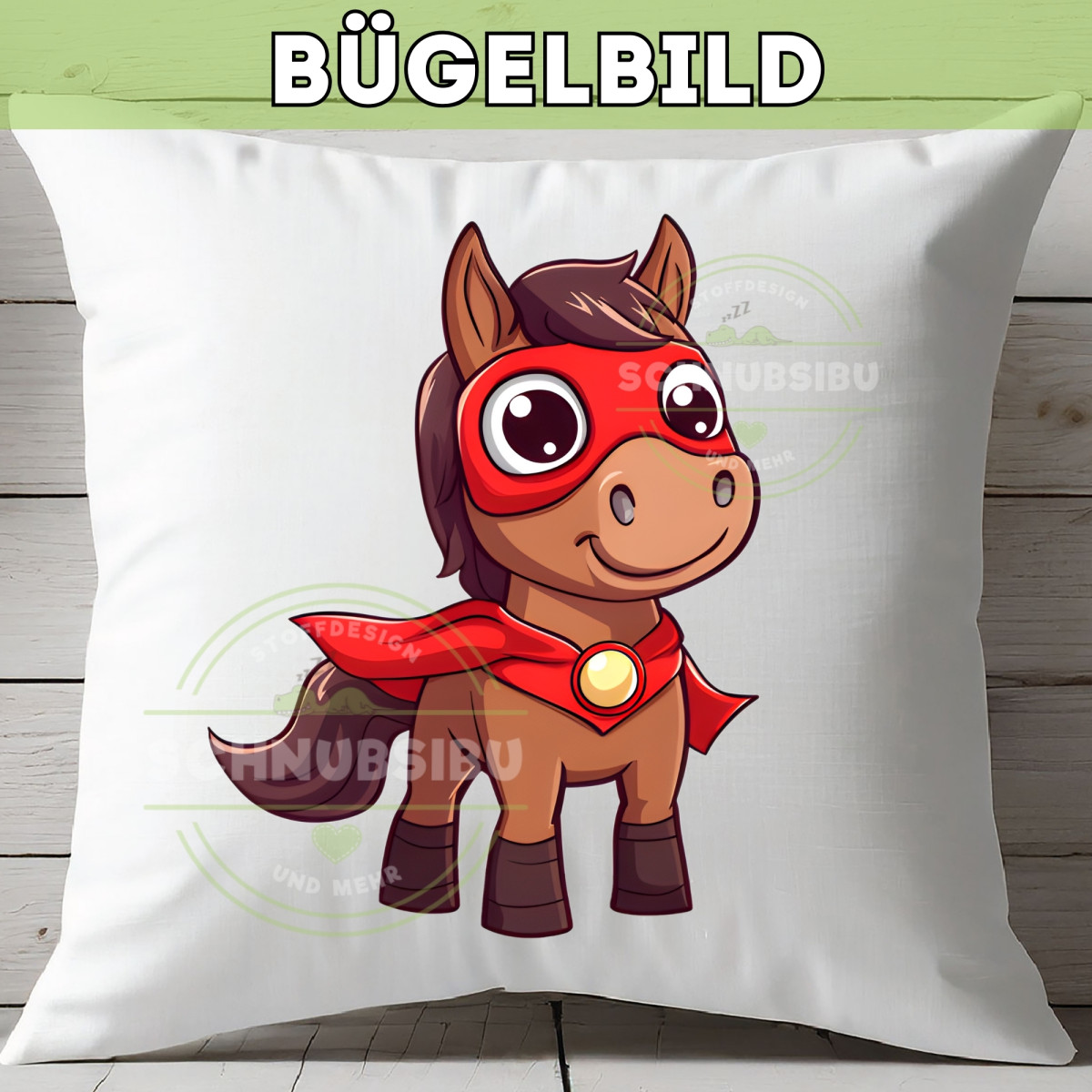 Bügelbild Superhelden Tiere - Pferd